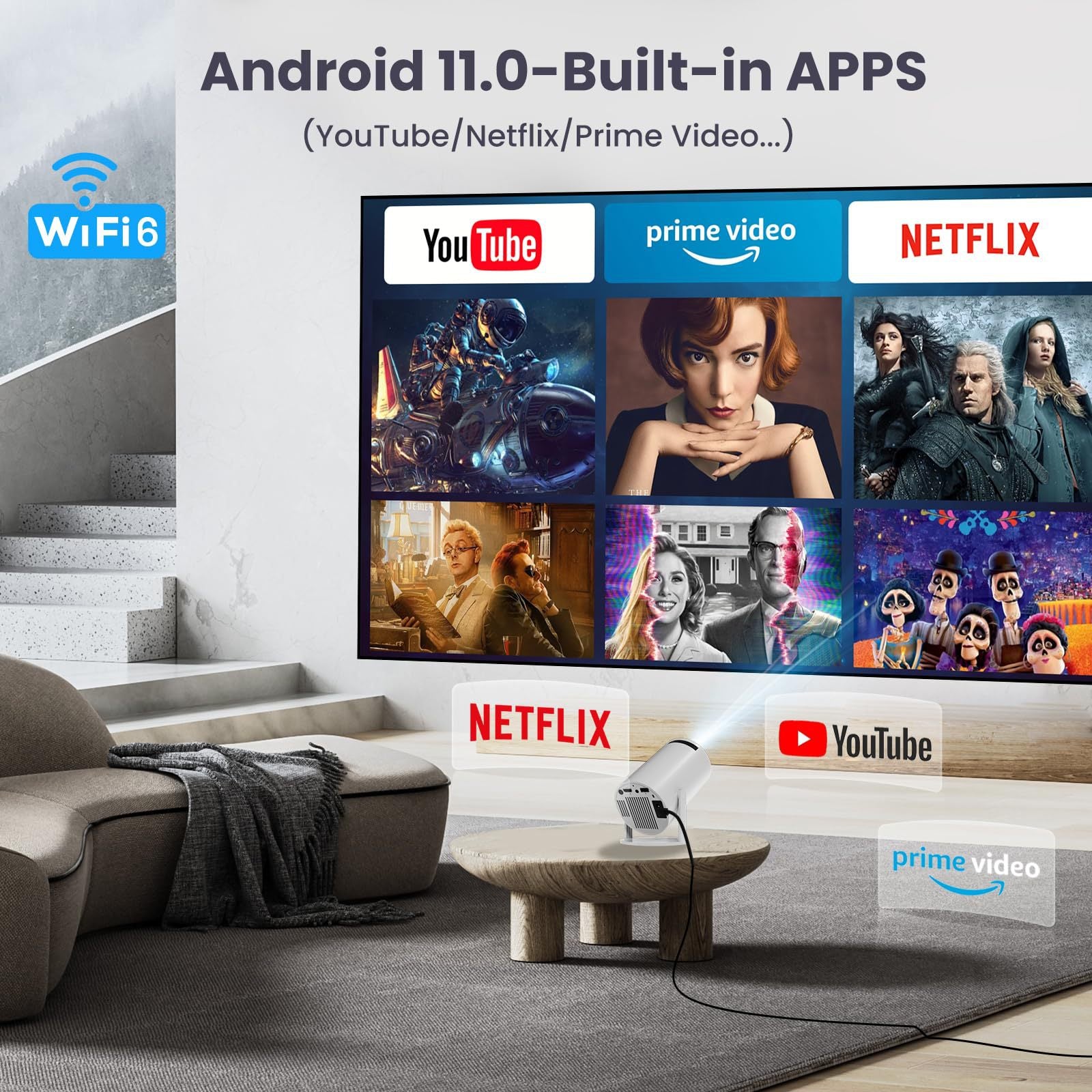 Portable Projector HD quality