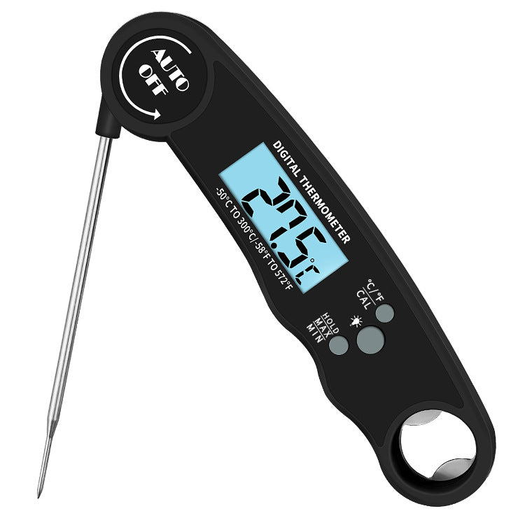 Folding Digital Food Thermometer with High Precision Probe