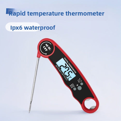 Folding Digital Food Thermometer with High Precision Probe